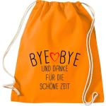 Shirtinstyle Gymtas, bye bye en dank voor de mooie tijd, opvoeder, leraar, leraren, gymtas, tas, schooltas, kleuterschool