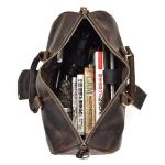 Retro herenhandtas, grote capaciteit, reistas, bagagetas, schoudertas, diagonale tas, herentas (C 22 x 45 x 27 cm)