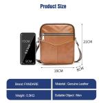 Schoudertas voor heren, schoudertas, leren tassen, mannen, hangtas, heren, werktas voor dagelijks gebruik, vrije tijd, werk, kantoor, reizen, school, waterdicht, crossbody messenge