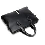 CHDWEY Umhängetaschen für Herren Männer Business Aktentasche Leder Laptop Handtasche Umhängetasche Kreuz Körpertasche Doppelschichten Messenger Bag Männliche Reisetasche(2)