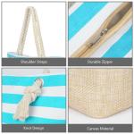 Strandtas voor dames met ritssluiting, grote waterdichte reistassen met zakken, zomerschoudertas voor meisjes, overnachtingstas voor vakantie, winkelen, reizen, splitsen ontwerp, #