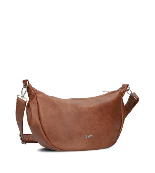 Mademoiselle.M M70 Half-Moon Bag Cognac