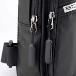 CHDWEY Umhängetaschen für Herren Männer Tasche Geschäft Brusttasche Reise Umhängetasche Messenger Bag Nylon wasserdichte Männer Crossbody Tasche Reise Rucksäcke(Black)