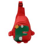 Kleiner Rucksack Damen Kinderrucksack Mädchen Kinderrucksack Wanderrucksack Kinder Mädchen Jungen Kindermode Cartoon Dinosaurier Brusttasche Nylon verstellbare leichte Umhängeta