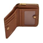 Tab Clutch voor dames Logan gecoat textiel polyurethaan, SL10057249, bruin, 17.15 cm L x 1.91 cm W x 8.89 cm H, Casual
