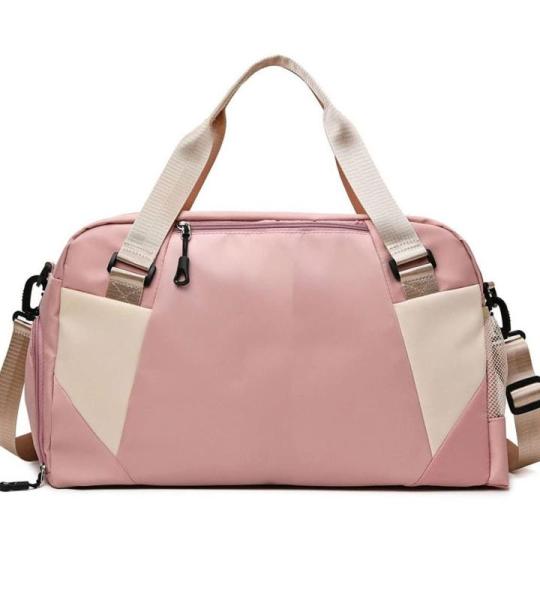 CHDWEY Umhängetaschen für Herren Trockene nasse Gym Bag Yoga Matte Sporttasche Handtaschen Outdoor Sport Schulter Reisen Frauen Männer Fitness Training Tasche mit Schuhtasche(Pi