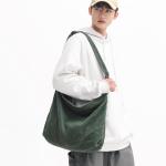 Schoudertas voor dames, grote shopper, tote bag, schoudertas, casual crossbody tas met verstelbare schouderriem, voor school, kantoor, werk, reizen, uitstapjes, winkelen, groen