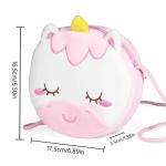 Kleine meisjes schoudertas crossbody tas voor meisjes schattige baby meisjes handbang pluche kleine tas kinderen portemonnee peuter meisjes speelgoed (eenhoorn), Cross-Body Tassen
