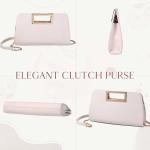 Clutch Bag voor vrouwen, veganistisch lederen polsbandje portemonnee met kaartsleuven dames crossbody handtassen & schoudertassen, Kaki