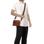 Picard Buddy Crossbody schoudertas voor heren, van echt leer, klein, met ritssluiting, crossbody schoudertas, dagelijks gebruik, uitgaan