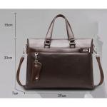 CHDWEY Umhängetaschen für Herren Männer Beutel-Qualitäts-Classic Leder Mann-Aktenkoffer der Männer Geschäfts Handtaschen-Kurier-Beutel-Computer-Laptop-Tasche(1)