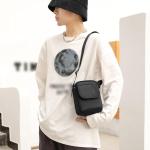 CHDWEY Umhängetaschen für Herren Kleine Umhängetasche for Männer lässig wasserdicht Nylon Messenger Bag Business weiche multifunktionale tragbare Reise Handtaschen Sack(Navy B