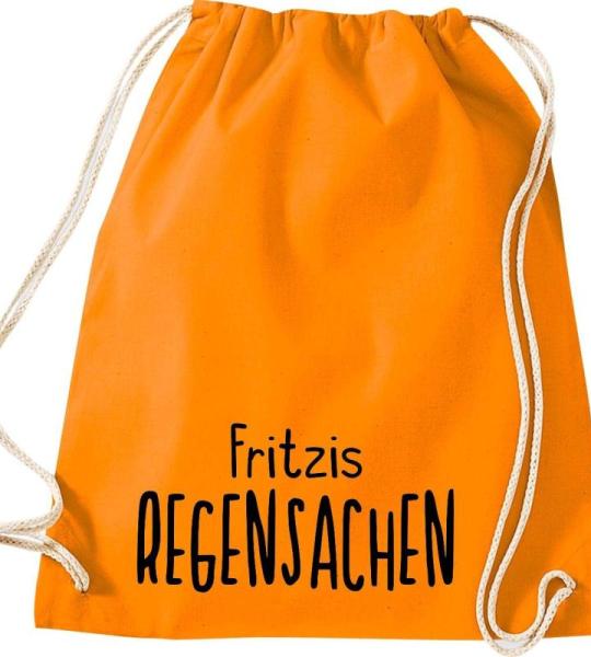 Shirtinstyle Gymtas, regenspullen met wensnaam, kinderdagverblijf, school, vrije tijd, gymtas tas tas