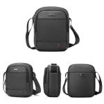 BAIGIO Herentas, schoudertas, klein, voor tablet/iPad 8 inch, heren schoudertas, crossbody bag, reizen met veel vakken, voor sport, reizen, werk