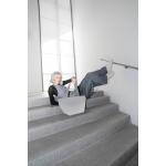 Shopper ruime boodschappentas en elegante handtas in een van waterafstotend materiaal, Herringbone Grey, Medium