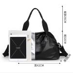 CHDWEY Umhängetaschen für Herren Unisex Frauen Handtaschen Weibliche Umhängetaschen Männliche Messenger Bags wasserdichte Nylon Große Gymnastasche Crossbody Beach Tasche(Blue)