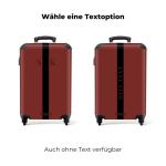 NoBoringSuitcases.com Handbagage, harde koffer met TSA-slot, voor volwassenen en vrouwen, trolley, reiskoffer, draagtas, rolkoffer, klein of middelgroot, 20 strepen stijl, koffer