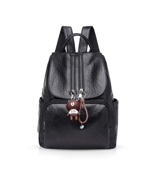 ADITAM Damesrugzak handtas casual dagrugzak modieuze rugzak voor college-dames rugzak PU-leer Double The Comfort