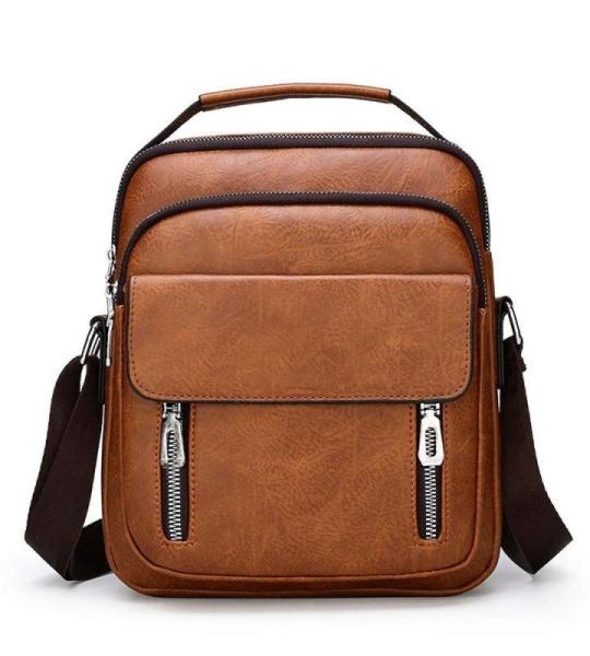 CHDWEY Umhängetaschen für Herren Herrentasche Fashion Business All Matching-Schulter-Kurier-Beutel-Computer-Aktenkoffer
