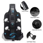 BanGe Sling Bag, waterdichte borsttas voor heren, schoudertassen, crossbody sling rugzak voor heren