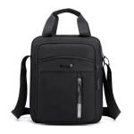 CHDWEY Umhängetaschen für Herren Casual Männer Umhängetaschen Tägliche Reise Crossbody Tasche Männliche Tote Messenger Bags Nylon Retro Mann Business Handtaschen(Black)