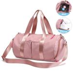 CHDWEY Umhängetaschen für Herren Outdoor Große Sporttasche for Frauen Fitness Nass Trockene Männer Gymnastasche Rosa wasserdichte Reise Training Tasche Schuhe Yoga Matt Tasche(