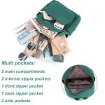 Dames Rugzakken Portemonnee Waterbestendig Multi-Pocket Casual Daypacks Schoudertas voor Dames Meisjes, goud, M