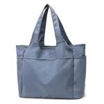 CHDWEY Umhängetaschen für Herren Frauen Sport Fitness Bag Oxford Yoga Gym Reise Duffle Handtasche wasserdichte Große Kapazität Schulter Wochenende Tasche Yoga Matte Tasche(Blue