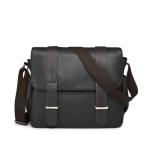 Heren Canvas Schoudertas Schouder PU Leer Crossbody Vrije Tijd Man Reistassen Casual Fashion Mans Bag Cross Body A (C)