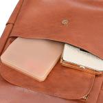 Rugzak dames, vintage unisex casual canvas college schouder rugzak, vrouwen en heren laptop rugzak voor werk school reizen, wandelen camping dagrugzak dames schoudertas kleine scho
