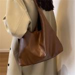 CXINLky Schoudertas voor dames, PU-leer, kleine draagtas, schoudertas, zachte hobo handtassen, effen tas, handtas, schoudertas voor vrouwen