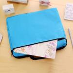 CHDWEY Umhängetaschen für Herren Tragbare Computer-Taschen Notebook-Handtasche Mann Tragbare Aktentasche Travel Laptop-Taschen-Handtasche Solid Color