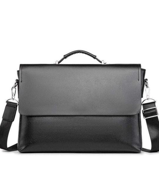 CHDWEY Umhängetaschen für Herren Handtaschen mit Leder Aktentaschen Laptop Handtasche Herren Business Office Crossbody Bag Messenger Umhängetaschen für Männer(2)