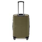 HAUPTSTADTKOFFER Midden grote harde koffer, TSA, 4 wielen, check-in bagage met 8 cm volumevergroting, 77 cm, 130 liter, grafiet, Avocado., koffer