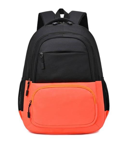 CHDWEY Umhängetaschen für Herren Mann Rucksack Große Kapazität Umhängetasche Mode Männer Rucksack College Schule Rucksack Teenager Reisetasche Rucksack(Orange)
