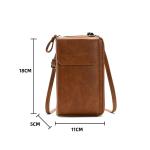 CHDWEY Umhängetaschen für Herren Fashion Ladies Small Crossbody Messenger Bags Women Shoulder Bag Wallet Mini PU Leather Card Holder Female Purse