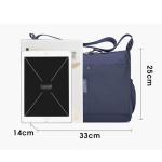 CHDWEY Umhängetaschen für Herren Männer Schulter Crossbody Bag Outdoor Sport Man Messenger Bag Hohe Qualität wasserdichte Nylon Business Männliche Handtaschen(Grijs)