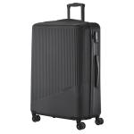 Travelite Koffer met 4 wielen, 3-delig, maten L/M/S, bagage serie Bali: ABS hardshell trolleys, antraciet, Trolley met harde schaal met 4 wielen