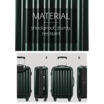HAUPTSTADTKOFFER Alex Handbagage, 55 x 38 x 23 cm, TSA, 4 wielen, 42 liter, reiskoffer, hardshellkoffer, rolkoffer, boordbagagekoffer, bosgroen, koffer