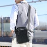 CHDWEY Umhängetaschen für Herren Mode Männer Handtasche Mann Schulter Messenger Bags Hohe Qualität Oxford Casual Bag Business Männliche Crossbody Taschen(Black)
