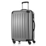 HAUPTSTADTKOFFER Alex Handbagage, 55 x 38 x 23 cm, TSA, 4 wielen, 42 liter, reiskoffer, hardshellkoffer, rolkoffer, boordbagagekoffer, zilver, koffer