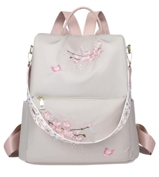 LOIJMK Umhängetaschen Kinder UK Beliebte Nylon Mädchen Beige Studenten Stifttasche im Rucksack Damen Schultaschen Umhängetaschen Damen Groß Messenger