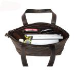 AMZOPDGS STUKS Handtas Pendelaar Draagtas Uniseks Schoudertas Business Bag Retro Heren Tas (A 38 * 35 * 11cm)