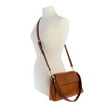 Womens Sora vriendin Flap schoudertas schoudertas, Cognac, One Size, Sora Girlfriend Flap Schoudertas