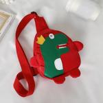 Kleiner Rucksack Damen Kinderrucksack Mädchen Kinderrucksack Wanderrucksack Kinder Mädchen Jungen Kindermode Cartoon Dinosaurier Brusttasche Nylon verstellbare leichte Umhängeta