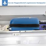 DREAMADE 2-delige kinderkoffer & rugzak, kinderkofferset, kindertrolley, handbagage, reisbagage, harde koffer voor kinderen, Blauw-astronaut, kinderkoffer