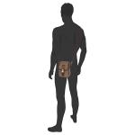 , Journey Schoudertas voor heren, zand, 16x8x21,5 cm, Schoudertas