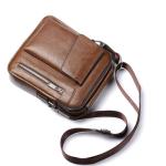 CHDWEY Umhängetaschen für Herren Mann-Aktenkoffer-Beutel-Qualitäts Geschäfts-Leder-Schulter-Kurier-Beutel-Handtaschen-Büro