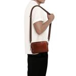Picard Buddy Crossbody schoudertas voor heren, van echt leer, klein, met ritssluiting, crossbody schoudertas, dagelijks gebruik, uitgaan
