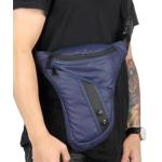 YDYAENIO Motorrad Beintasche Herren Drop Taille Bein Tasche Motorrad Tasche Regendicht Reflektierende Oberschenkel Gürtel Reise Fanny Pack(Blue)